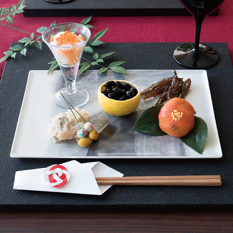 霞 KASUMI 26.5cm長角皿