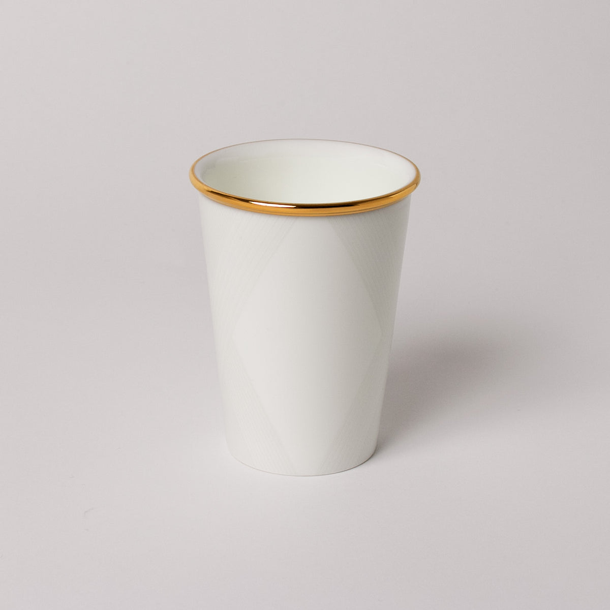 like a Paper Cup (鼓門 金彩) スリーブ付 (ライトグレー)