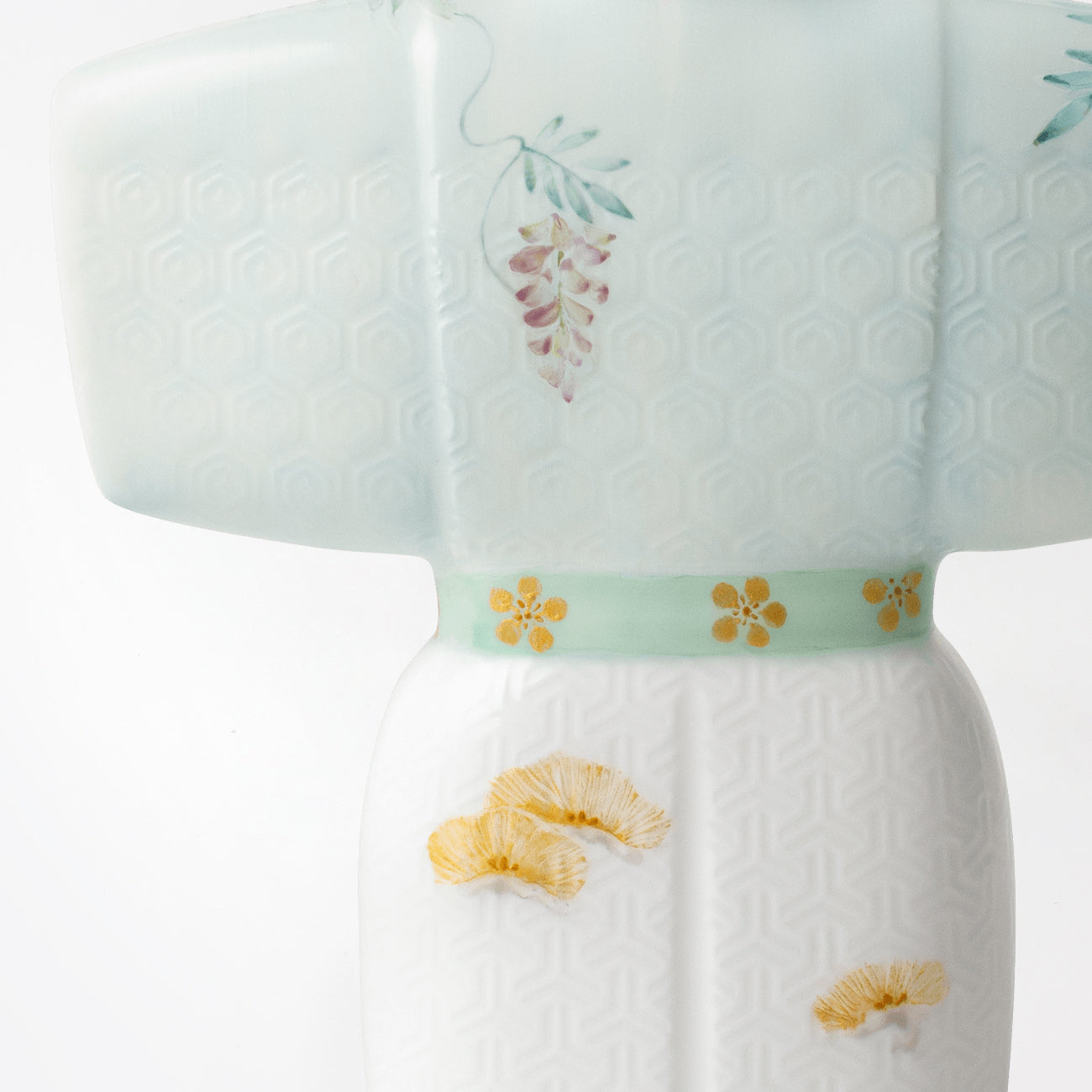 立ち雛 加賀の季 名入れ扇札 (アルファベット)付