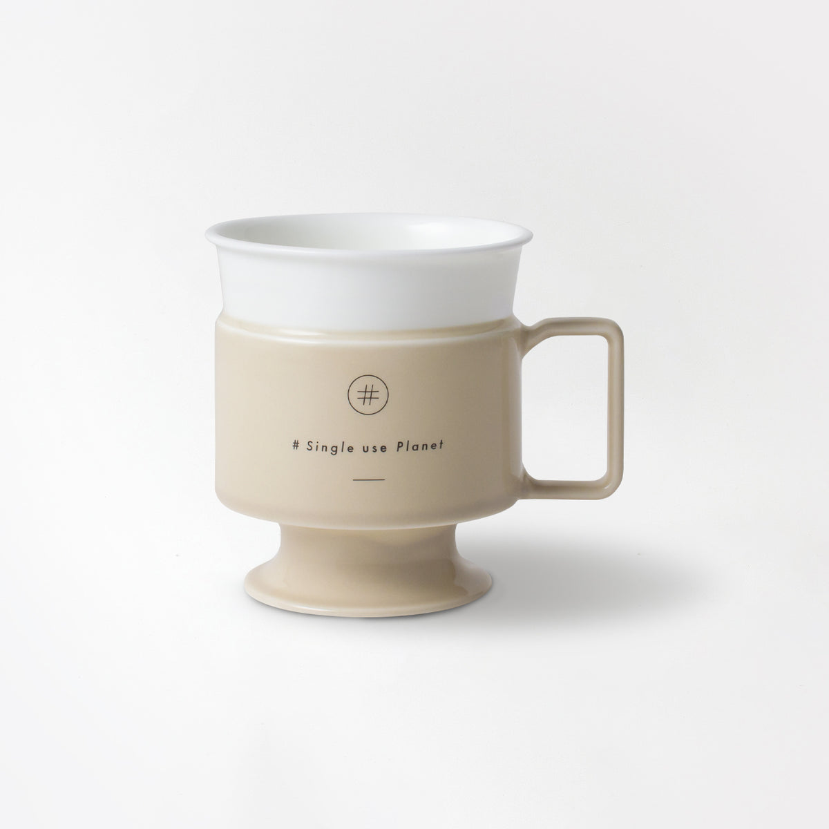 #Single use Planet cup (サンドベージュ)