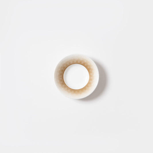 9.5cmリム小皿 (ゴールド)