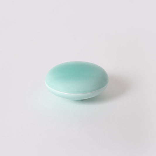 マカロンボックス(8cm)(1個箱入) (ジェードグリーン）