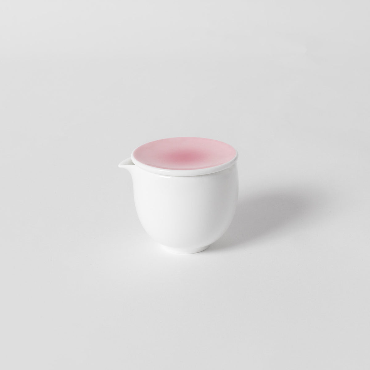 フタ付クリーマー(80cc) (ダスティピンク）