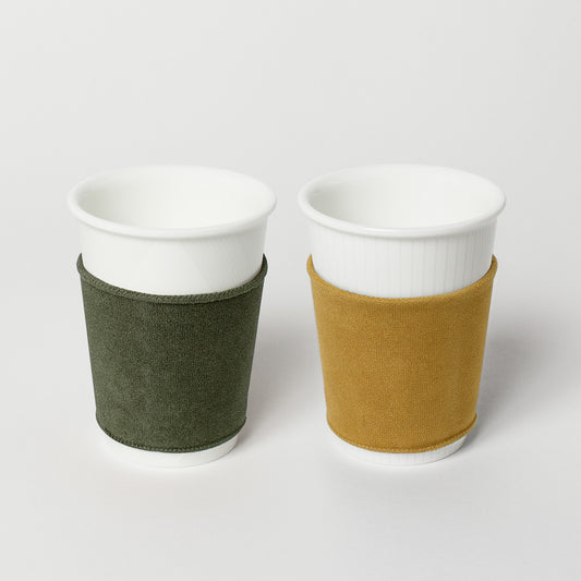 like a Paper Cup ペアセット (金彩なし) スリーブ付 (オリーブ・オニオン)