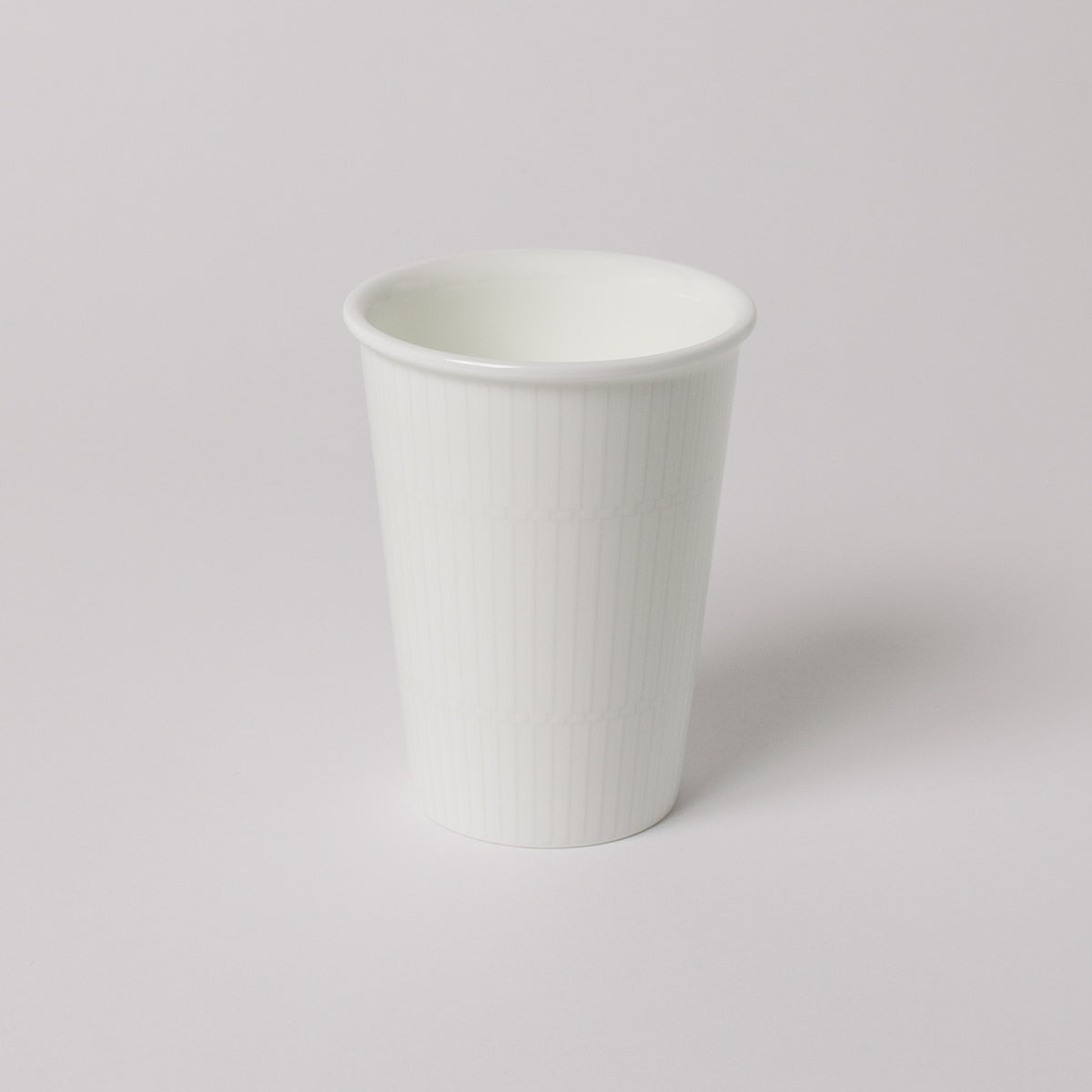like a Paper Cup (出格子) スリーブ付 (ライトグレー)