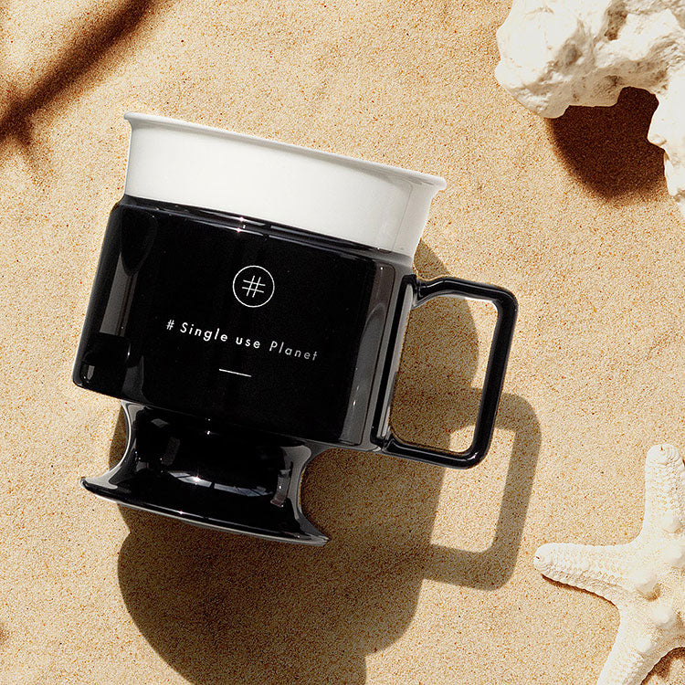 #Single use Planet cup (ブラック)