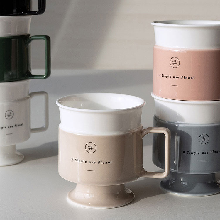 #Single use Planet cup (サーモンピンク)