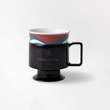 #Single use Planet cup (CLOUDY「Waves」)