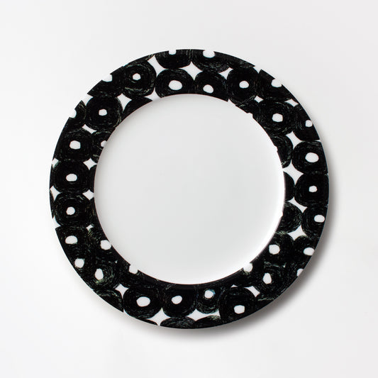 ART PLATE 25cm Sanae Sasaki 「(無題)(丸)」