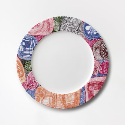 ART PLATE 25cm Fumie Shimaoka 「宇宙」